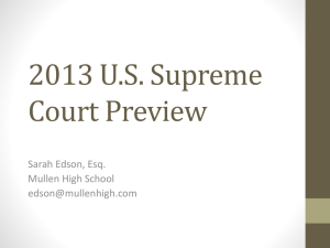 Supreme Court Preview Session (ppt)