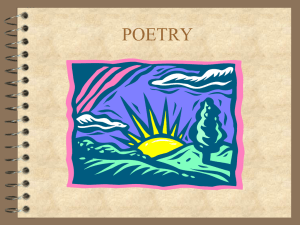 poetry - TeacherWeb