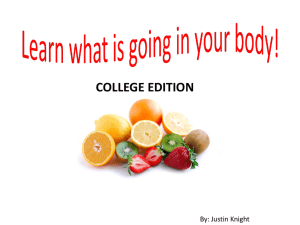 What's going in your body!?