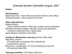 Graduate Student Orientation August, 2004