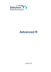 Advanced R course booklet