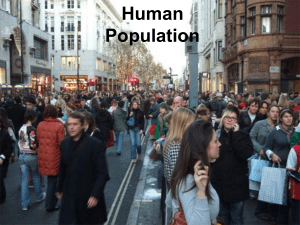 Human Population - La Habra High School