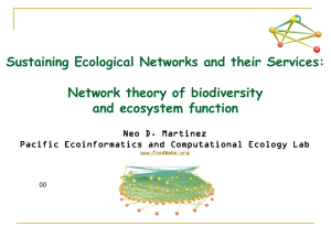 Ecological Network Structure & Dynamics