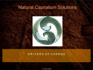 Natural Capitalism Solutions ELDORAD O SPRINGS, C O L O R A D O
