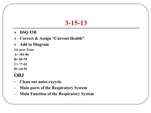 Respiratory System