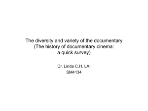The history of documentary cinema: a quick survey