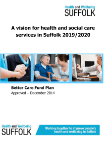 A vision for health and social care services in