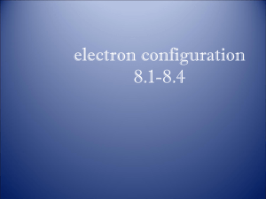 PPT - electron configuration - Pre
