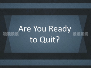 Are You Ready to Quit