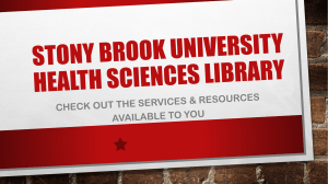 Health Science Center Library Resources