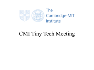 CMI Tiny Tech Meeting