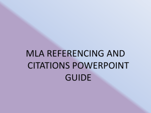 referencing and citations