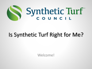 Performance Guidelines & Testing Methods for Synthetic Turf Sports