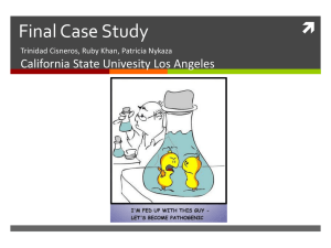 Final Case Study - Cal State LA