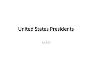 United States Presidents 6-16
