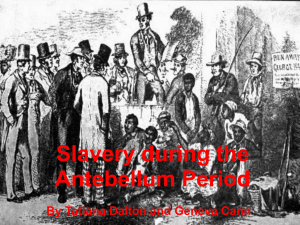 Slavery Antebellum, by TDGC