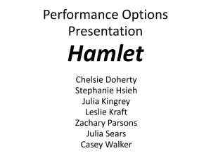 Team 1 -- Hamlet