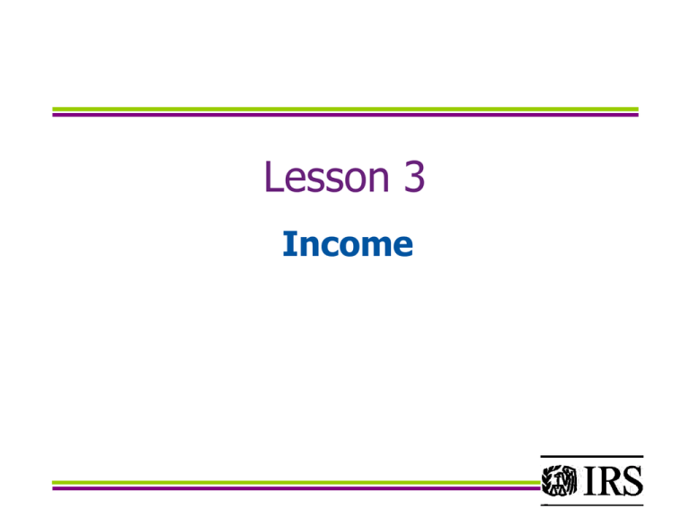 Lesson 3 Lesson 3
