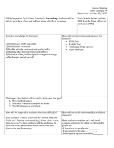 Vocabulary 1 - Schuyler Community Schools