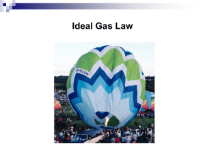 Ideal Gas Law