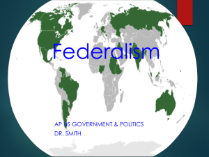 Federalism - Henry County Schools