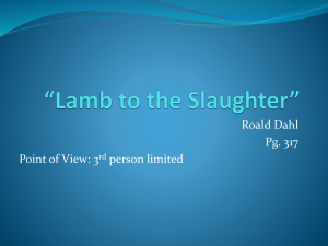 Lamb to the Slaughter Activities