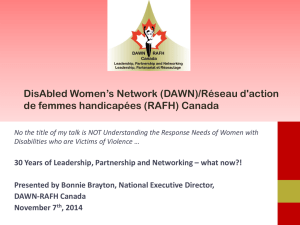 DisAbled Women's Network Canada