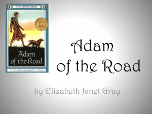 Adam of the Road slide show templates