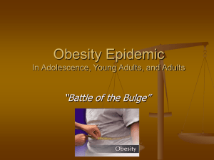 Obesity Epidemic