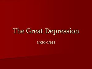 The Great Depression - Augusta County Public Schools
