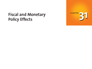 31.1 the budget and fiscal policy