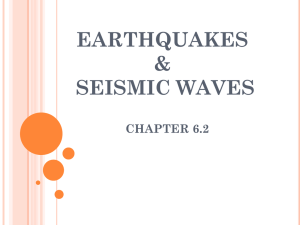 earthquakes & seismic waves