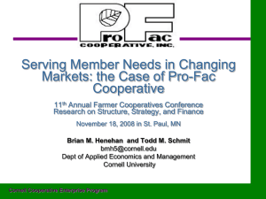 Cornell Cooperative Enterprise Program