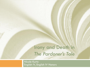 Morality in The Pardoner's Tale