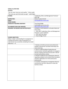 RCSC 384 syllabus