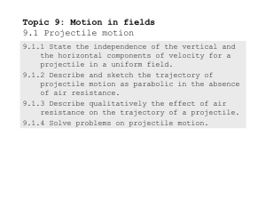 Topic 9_1__Projectile motion
