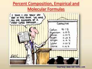 Empirical formula