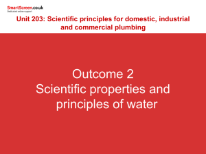 2. Understand the scientific properties and principles of water