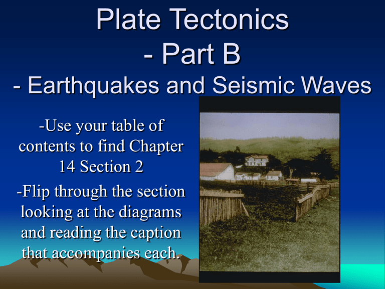 Earthquakes And Seismic Waves