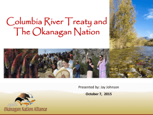 Syilx Perspective on the Columbia River Treaty