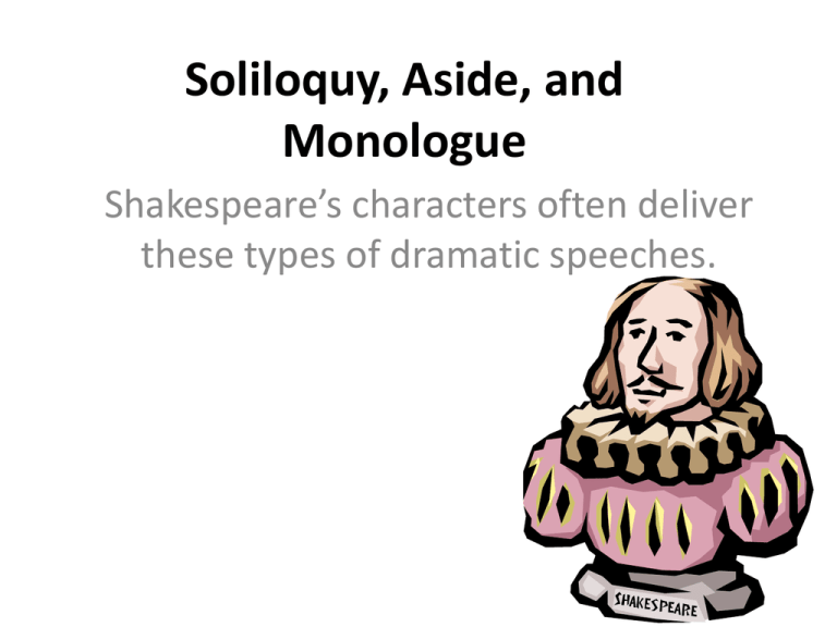 what is soliloquy in literature