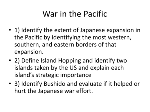 Jap. Offensive- after Pearl Harbor, Japan takes more
