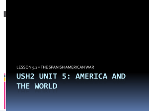 USH2 Unit 5: AMERICA AND THE WORLD