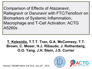 ACTG NWCS 332/A5078 study: Biomarkers of Microbial