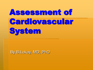 07_01 - Assessment of Cardiovascular System