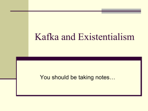 Kafka and Existentialism