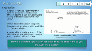 Poetry at Play - Baltimore County Public Schools