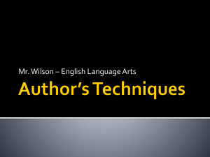 Author's Techniques