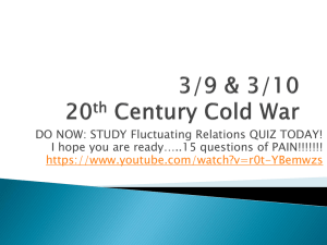 3/11 20th Century Cold War