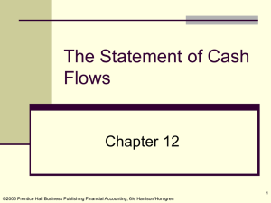 The Statements of Cash Flows